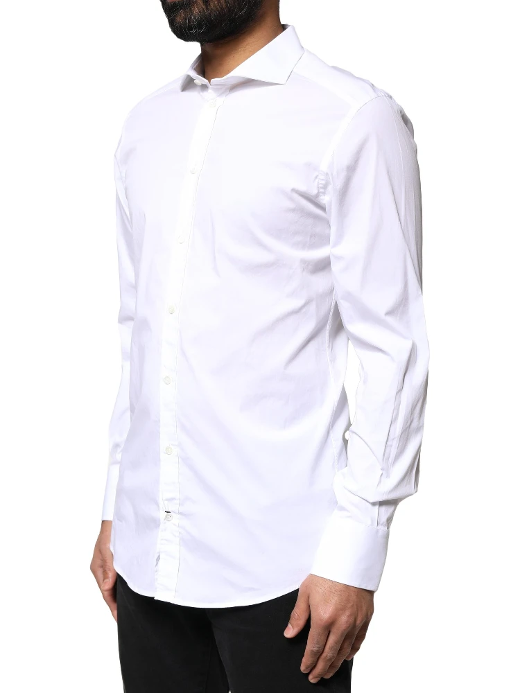 White GOLD Cotton Long Sleeves Dress Shirt alternative