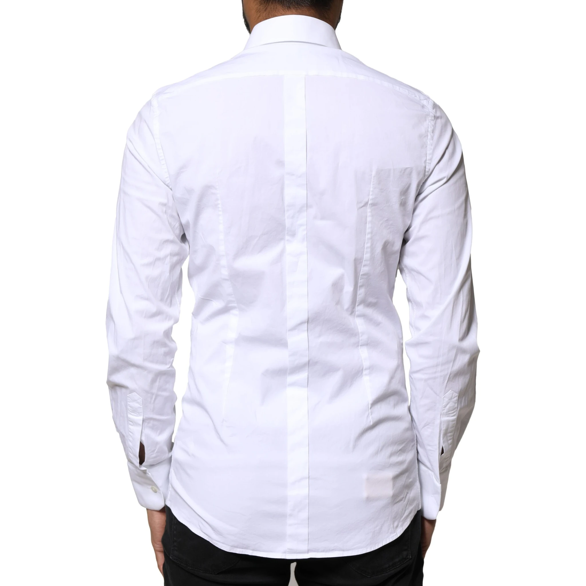 White GOLD Cotton Long Sleeves Dress Shirt