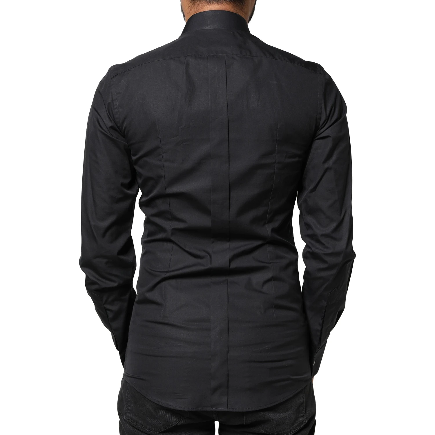 Black Love Embroidery GOLD Formal Dress Shirt