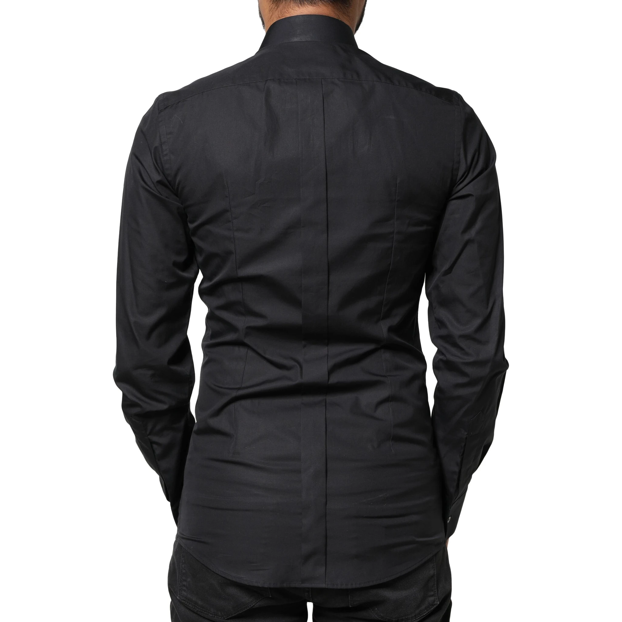 Black Love Embroidery GOLD Formal Dress Shirt