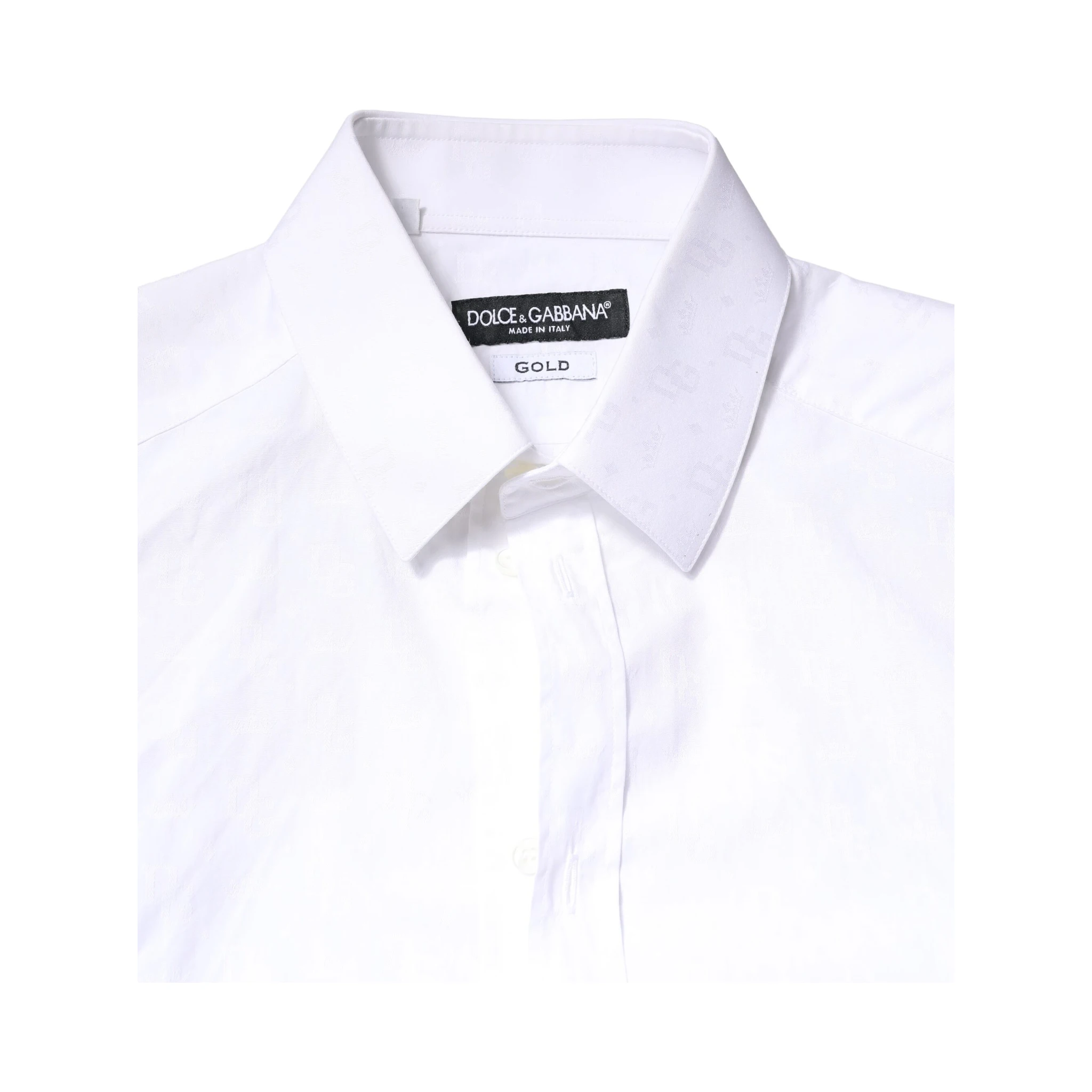 White GOLD Cotton Long Sleeves Dress Shirt