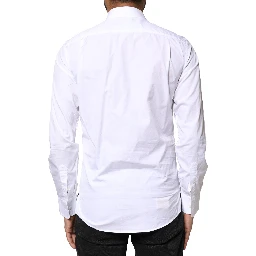 White Cotton Long Sleeves Formal Dress Shirt