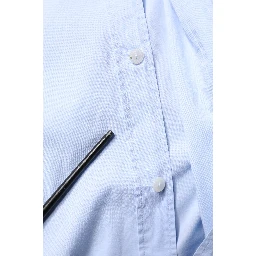 Light Blue Cotton MARTINI Formal Dress Shirt