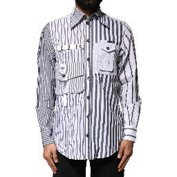 Multicolor Striped Button Down Casual Shirt