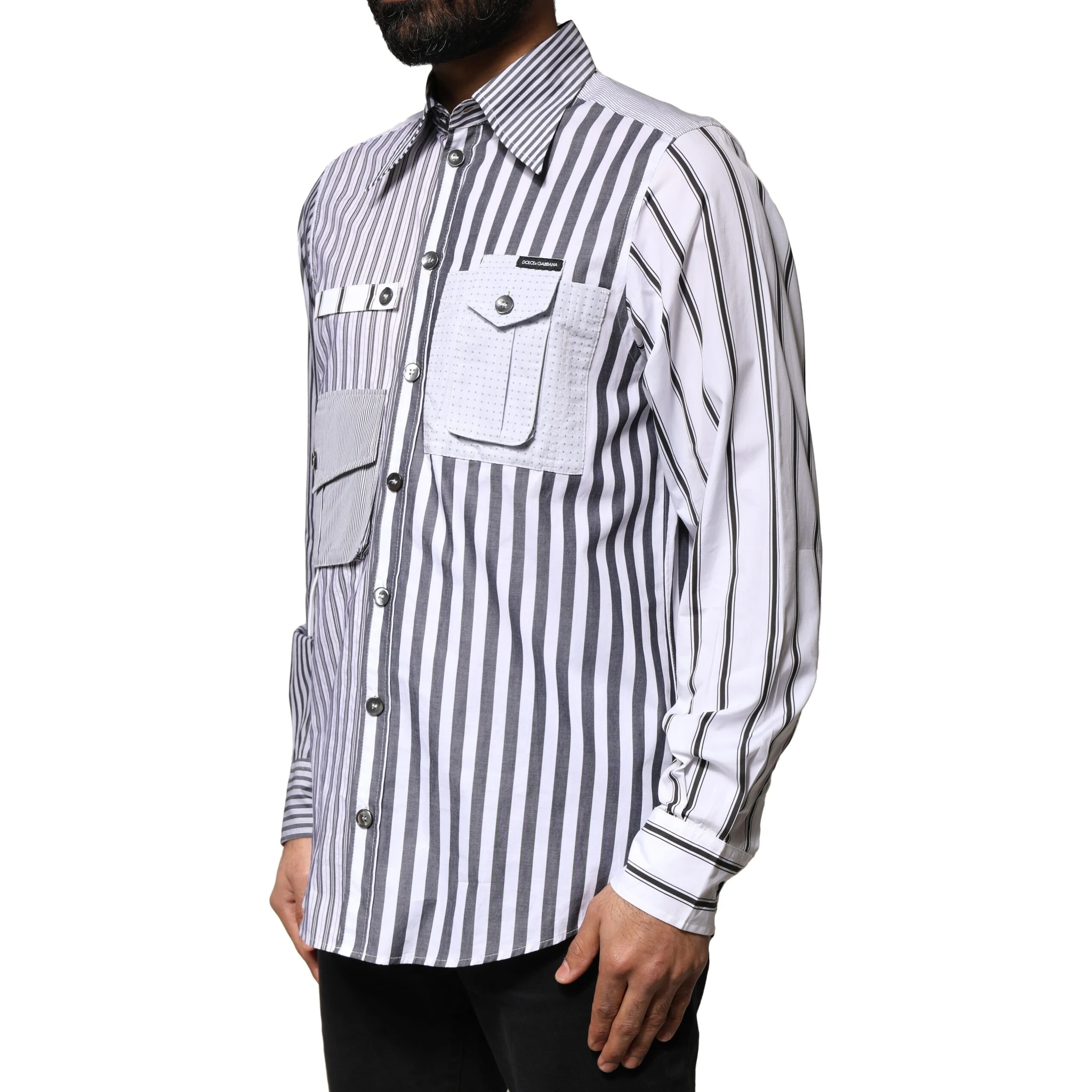 Multicolor Striped Button Down Casual Shirt