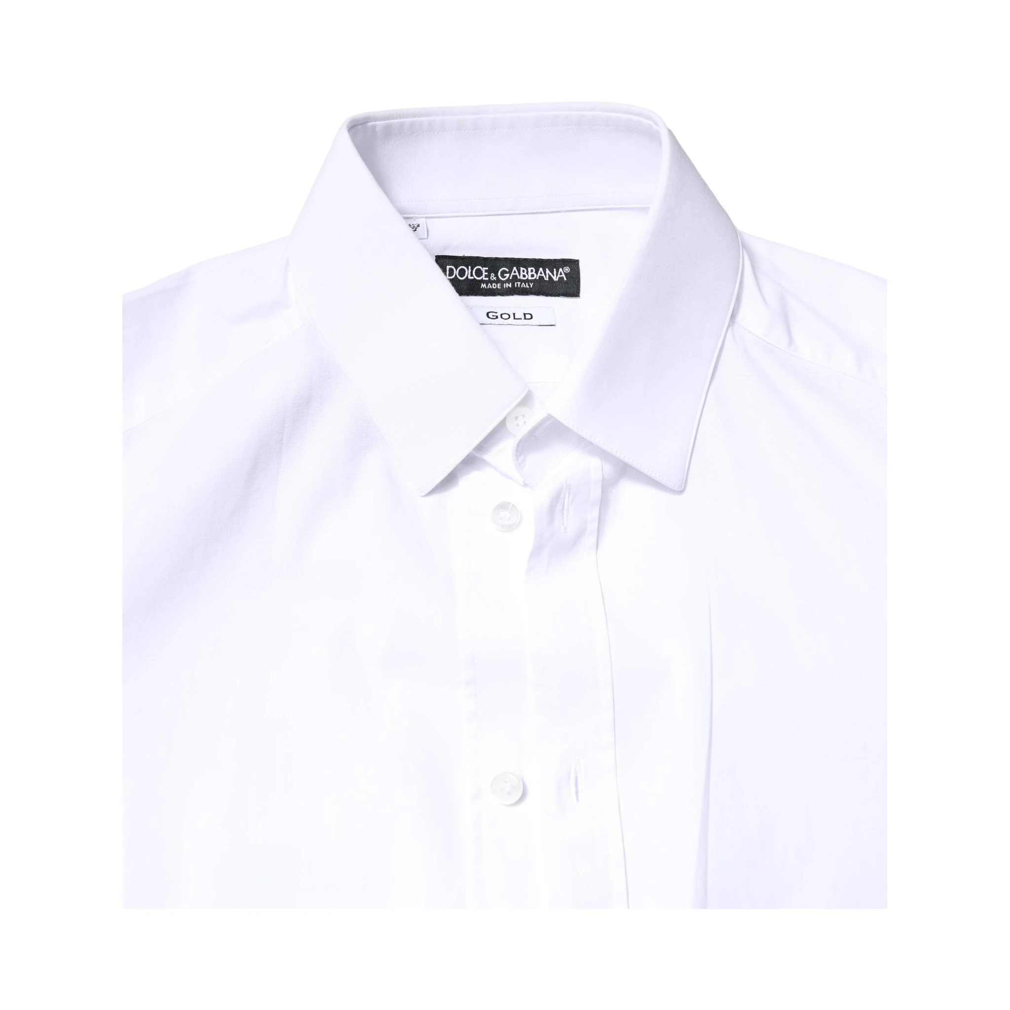 White GOLD Cotton Long Sleeves Dress Shirt