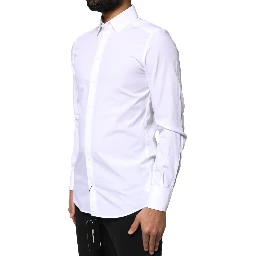 White Cotton MARTINI Formal Men Dress Shirt