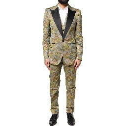 Multicolor Camouflage SICILIA 3 Piece Suit