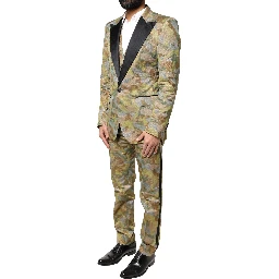 Multicolor Camouflage SICILIA 3 Piece Suit