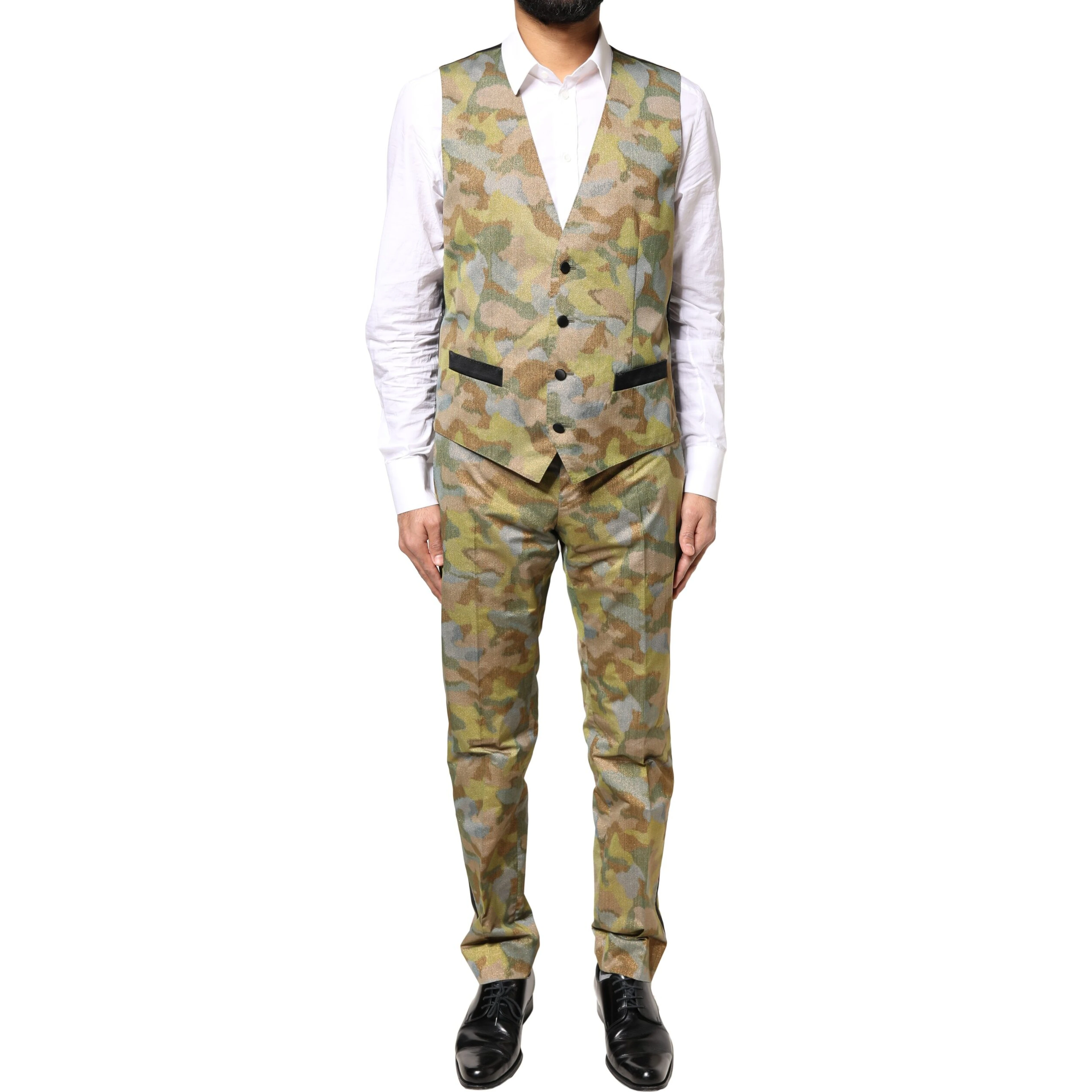 Multicolor Camouflage SICILIA 3 Piece Suit