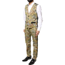 Multicolor Camouflage SICILIA 3 Piece Suit