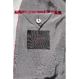 Light Gray Wool GOLD 2 Piece Formal Suit