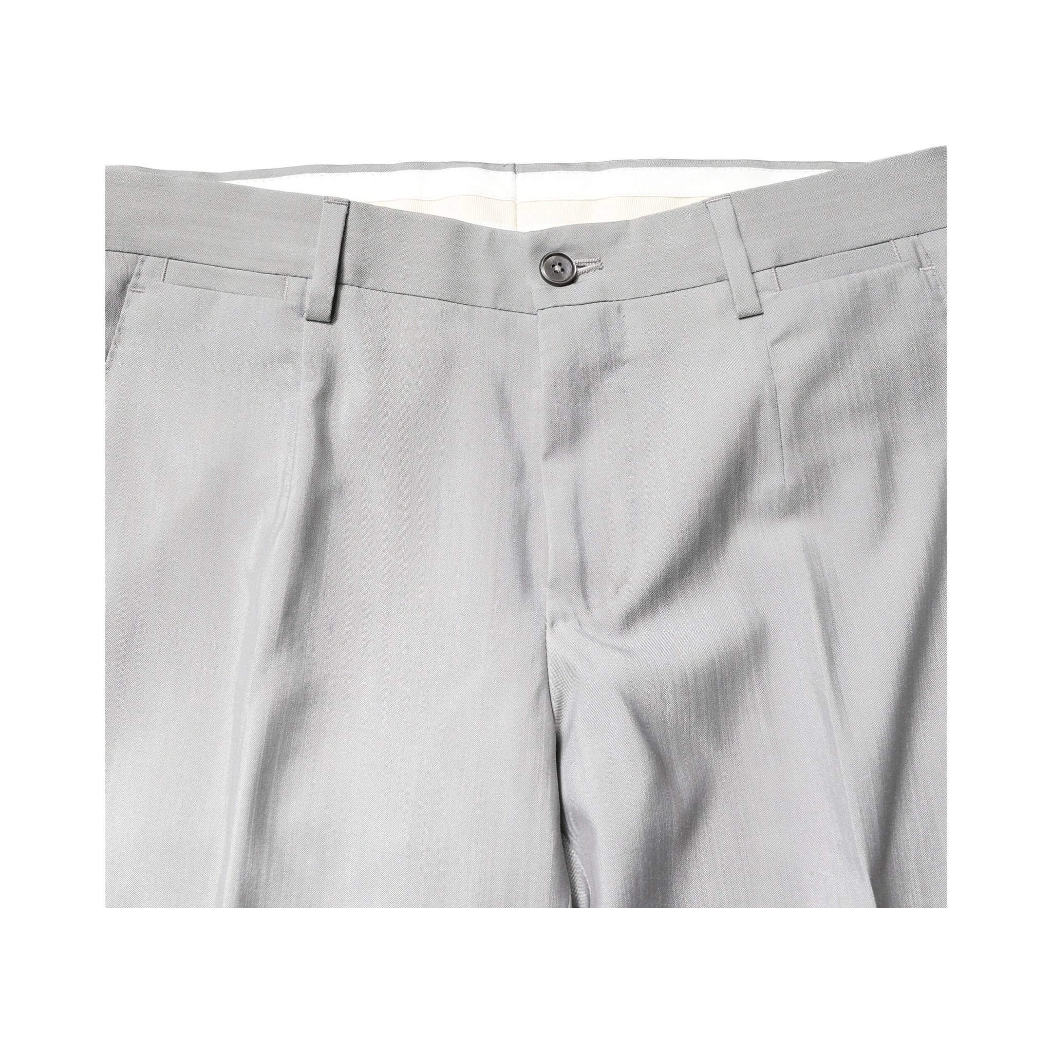 Light Gray Wool GOLD 2 Piece Formal Suit