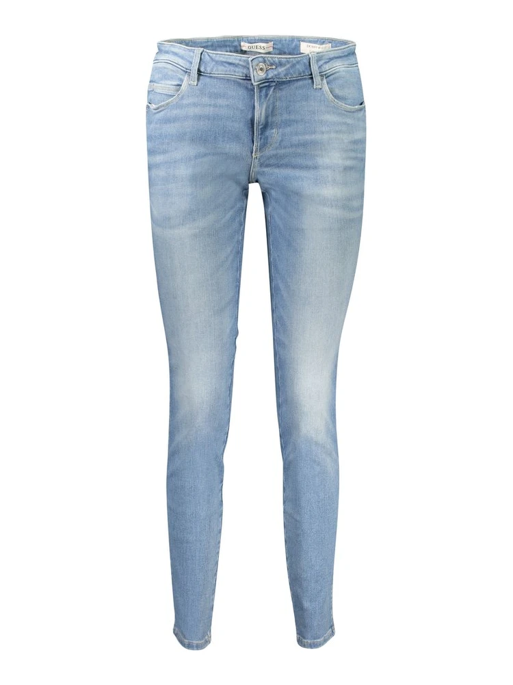 Light Blue Cotton Jeans & Pant