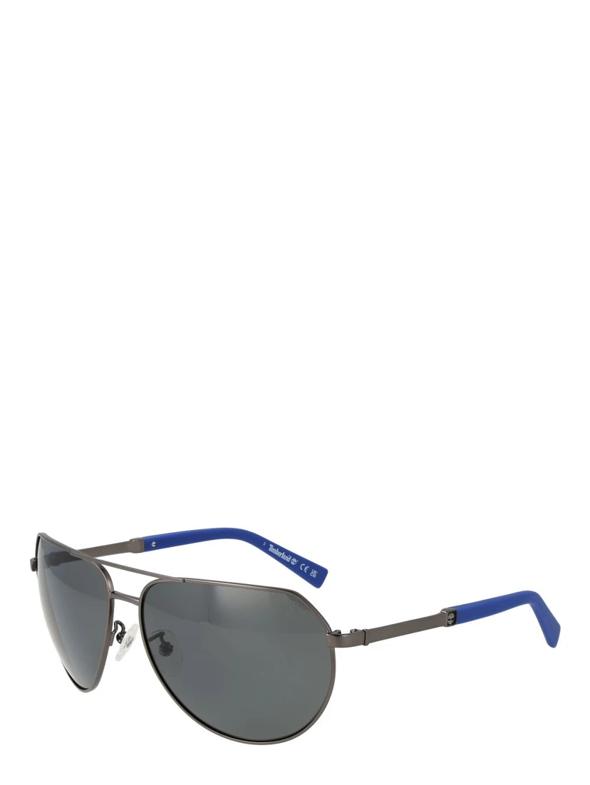 Gray Metal Sunglasses