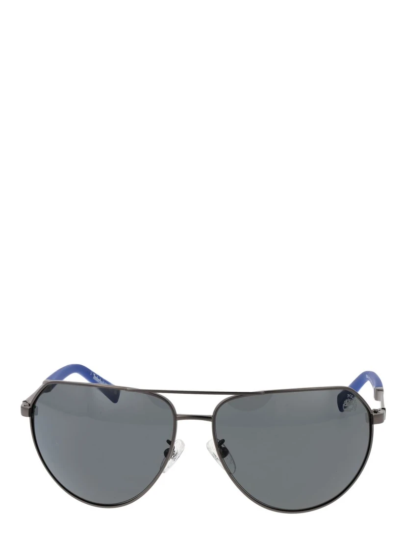 Gray Metal Sunglasses
