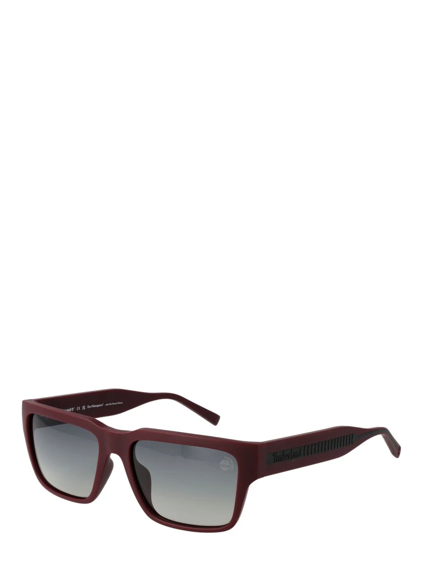 Burgundy Plastic Sunglasses