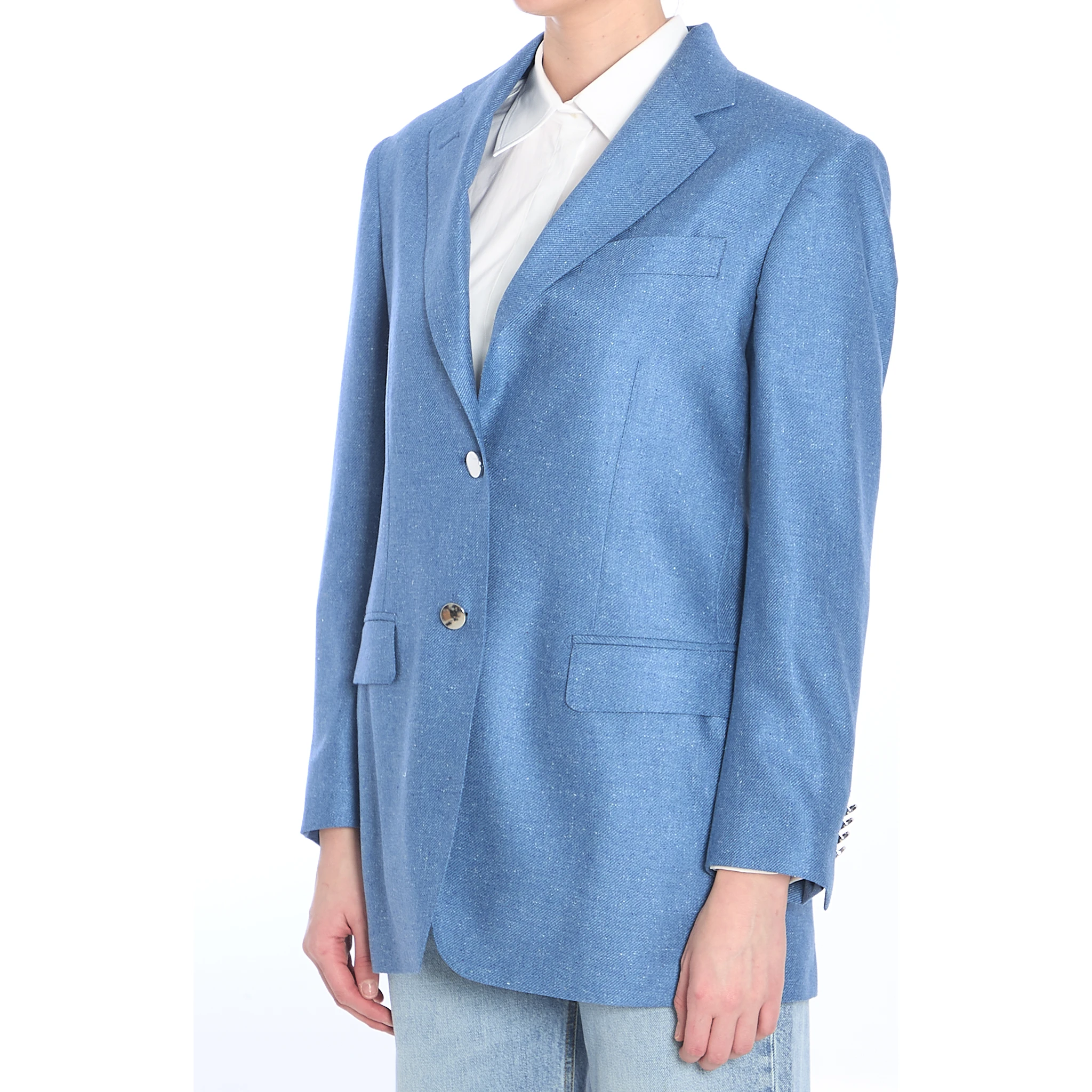 سترة بصف واحد من الأزرار