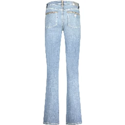 Blue Cotton Jeans Denim