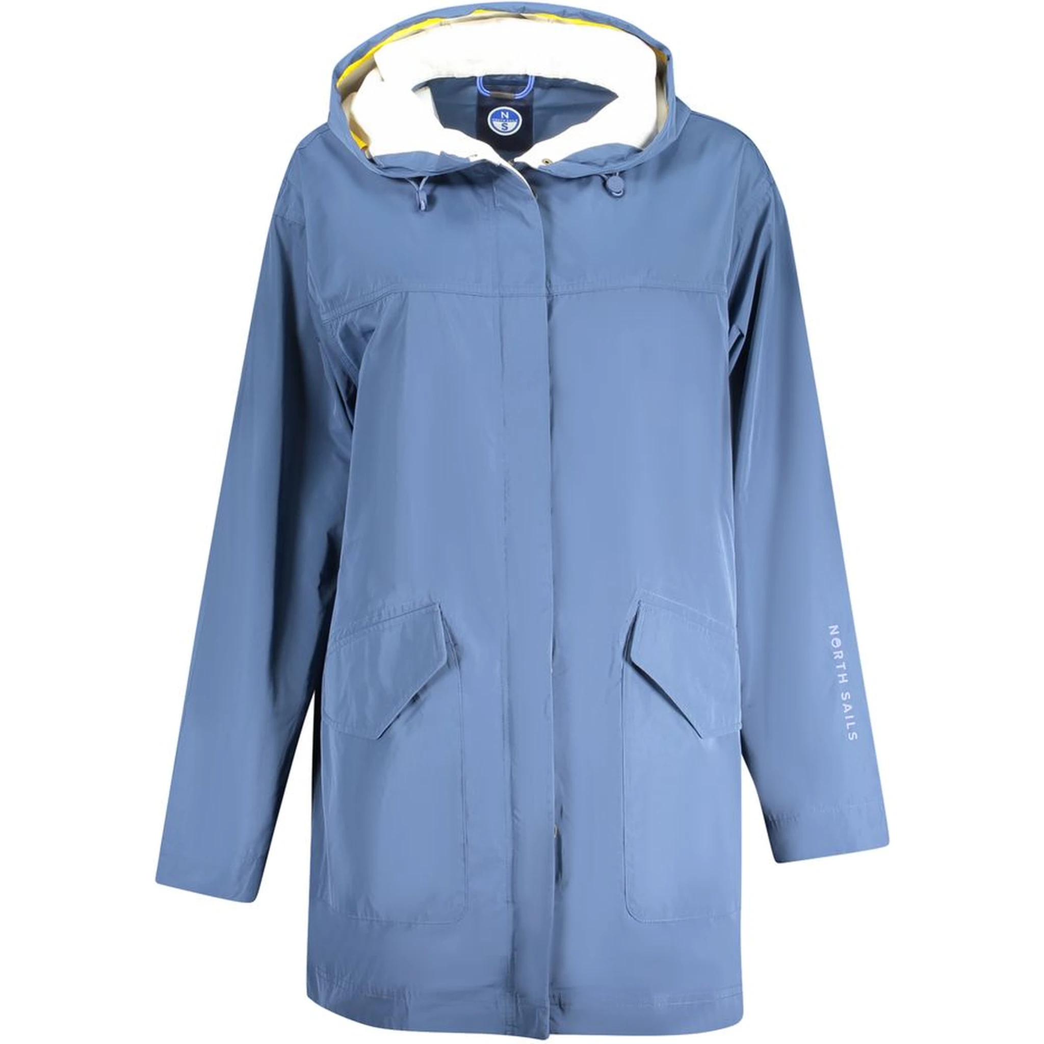 Blue Polyester Jackets & Coat