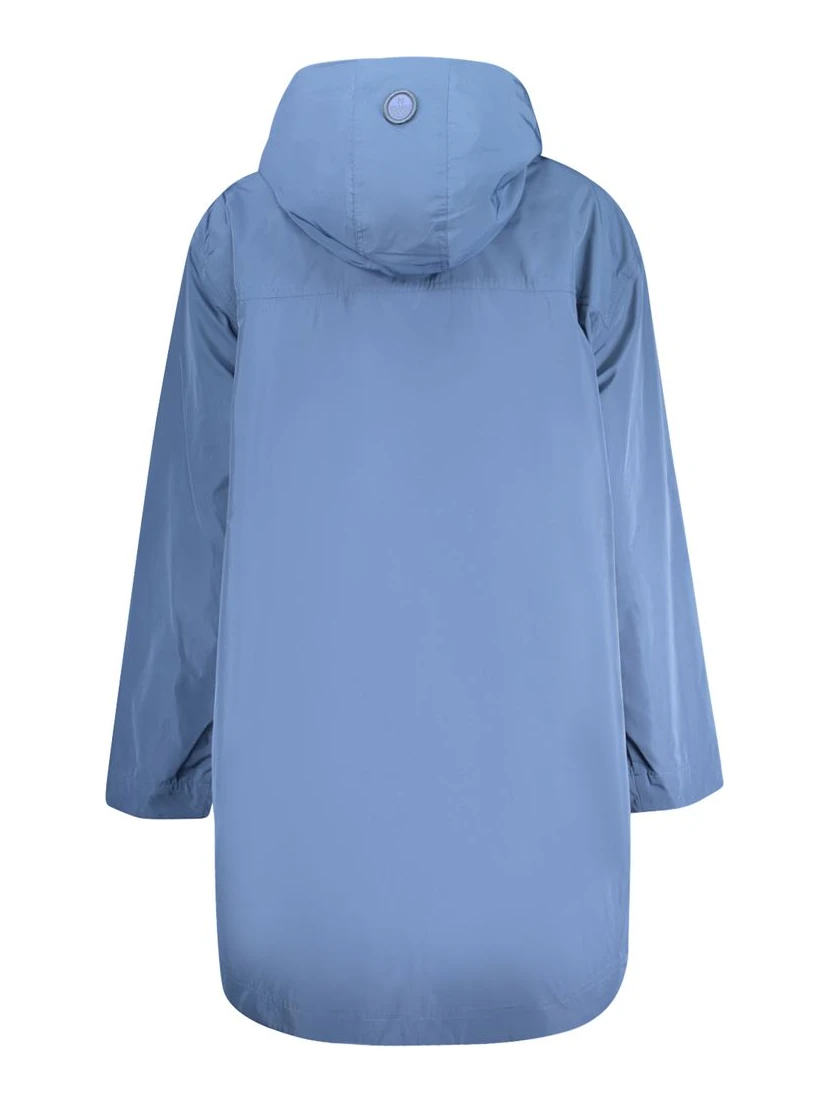 Blue Polyester Jackets & Coat