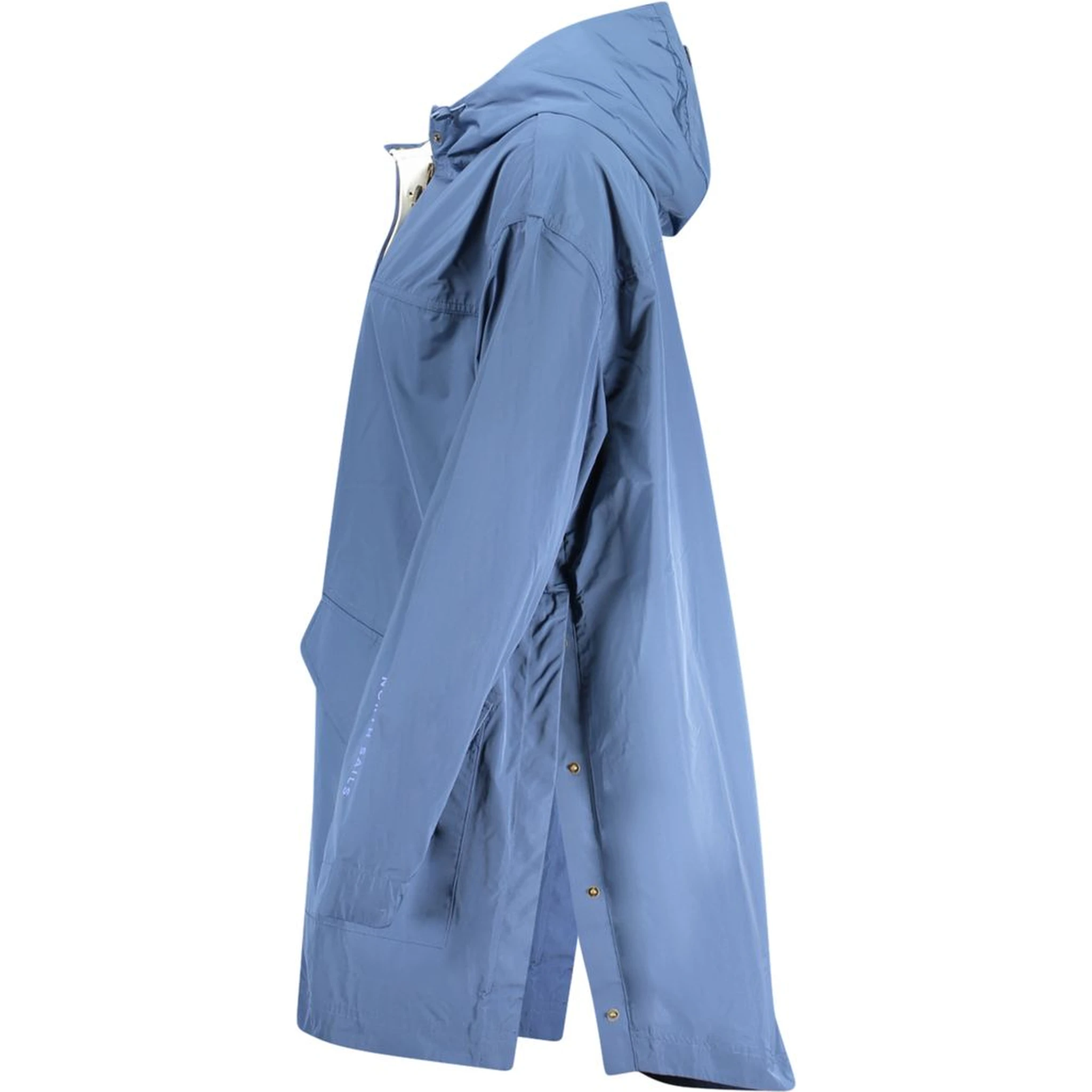 Blue Polyester Jackets & Coat
