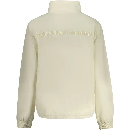 White Nylon Jackets & Coat