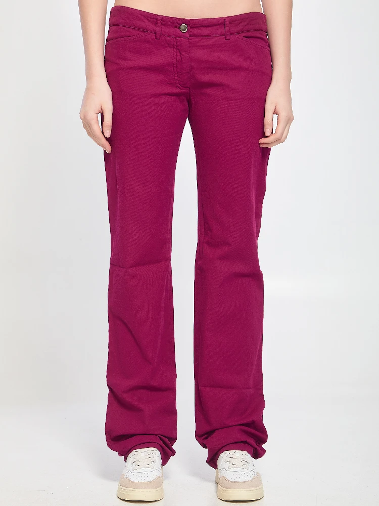 Fuchsia trousers
