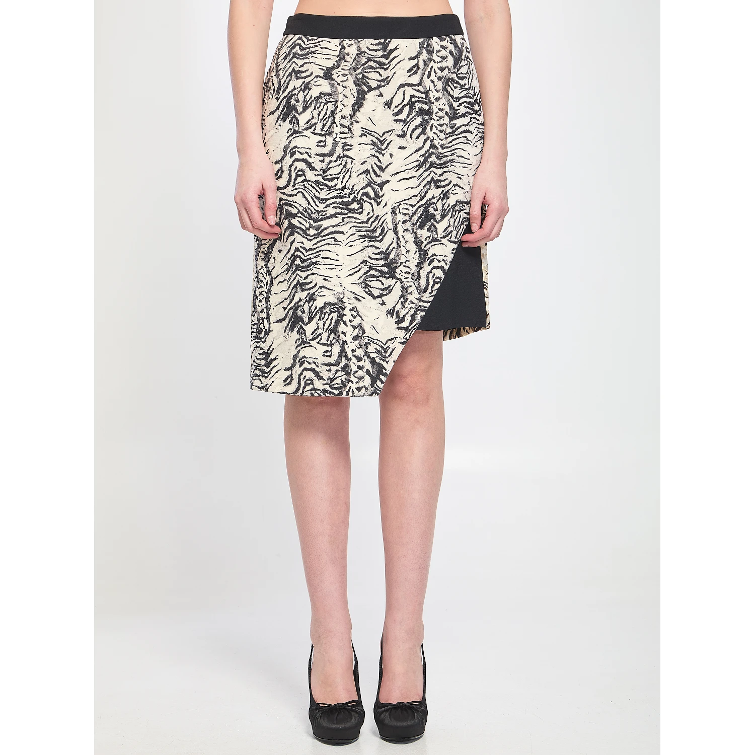 Animalier print skirt