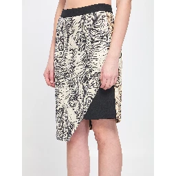 Animalier print skirt
