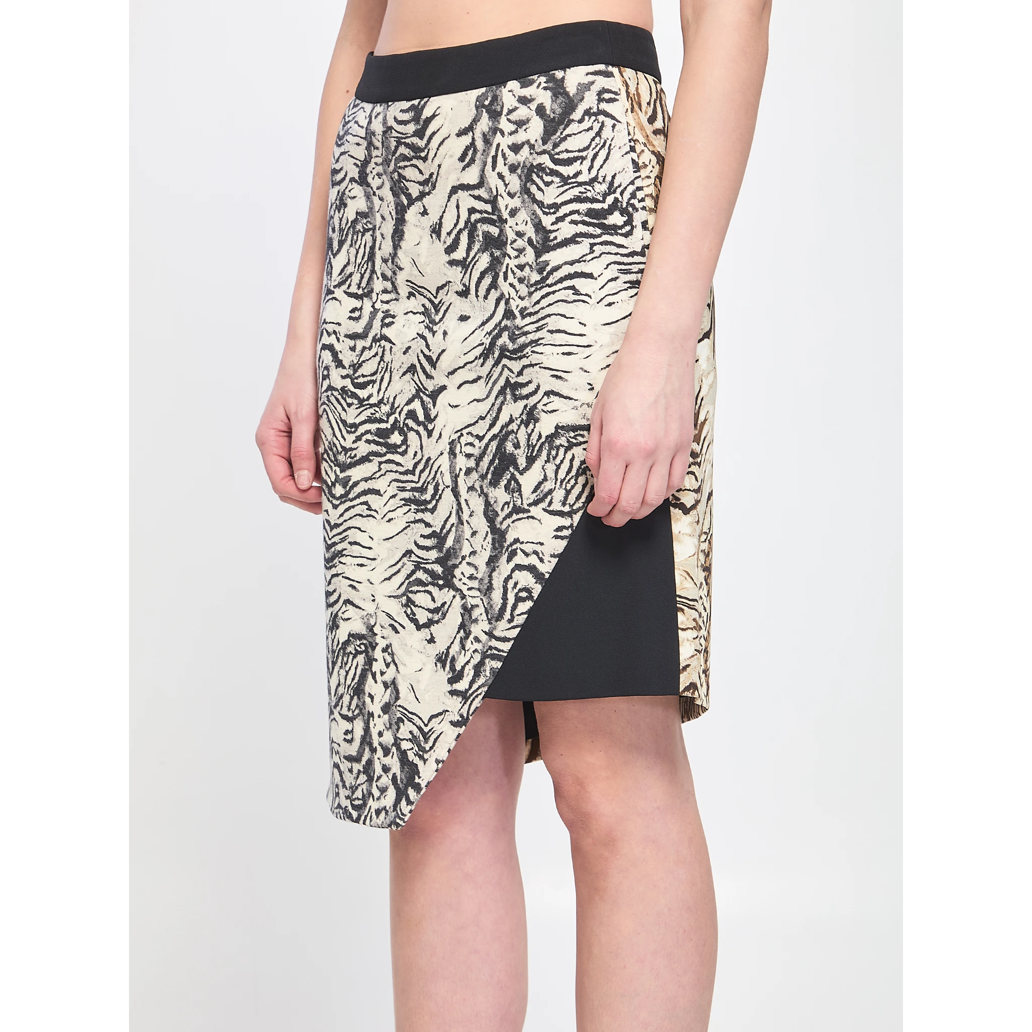 Animalier print skirt