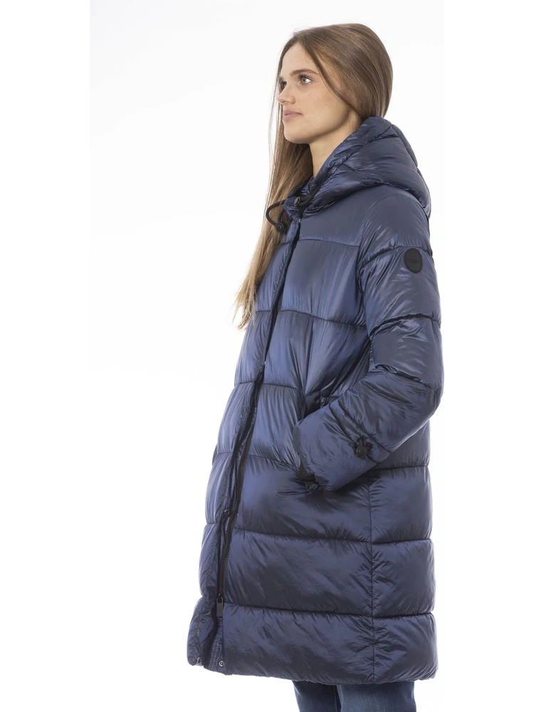 Light Blue Nylon Jackets & Coat alternative