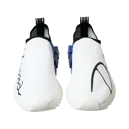 White Blue Sorrento Low Top Men Casual Sneakers Shoes