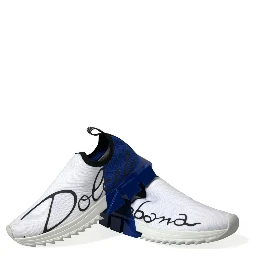 White Blue Sorrento Low Top Men Casual Sneakers Shoes