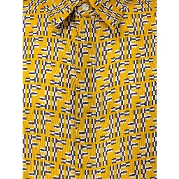 Yellow Silk Shortsleeve Shirt