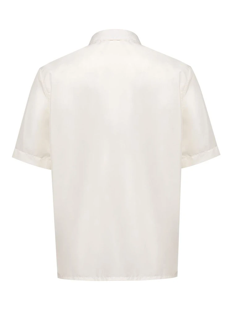 White Polyester Shortsleeve Shirt alternative