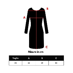 Black Wool Long Dress