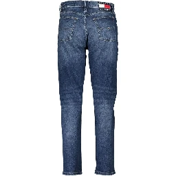 Blue Cotton Jeans Denim