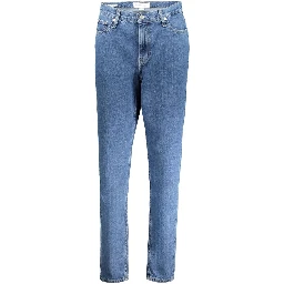Blue Cotton Jeans Denim
