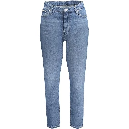 Blue Cotton Jeans Denim