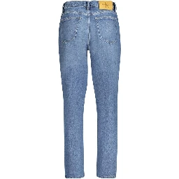 Blue Cotton Jeans Denim