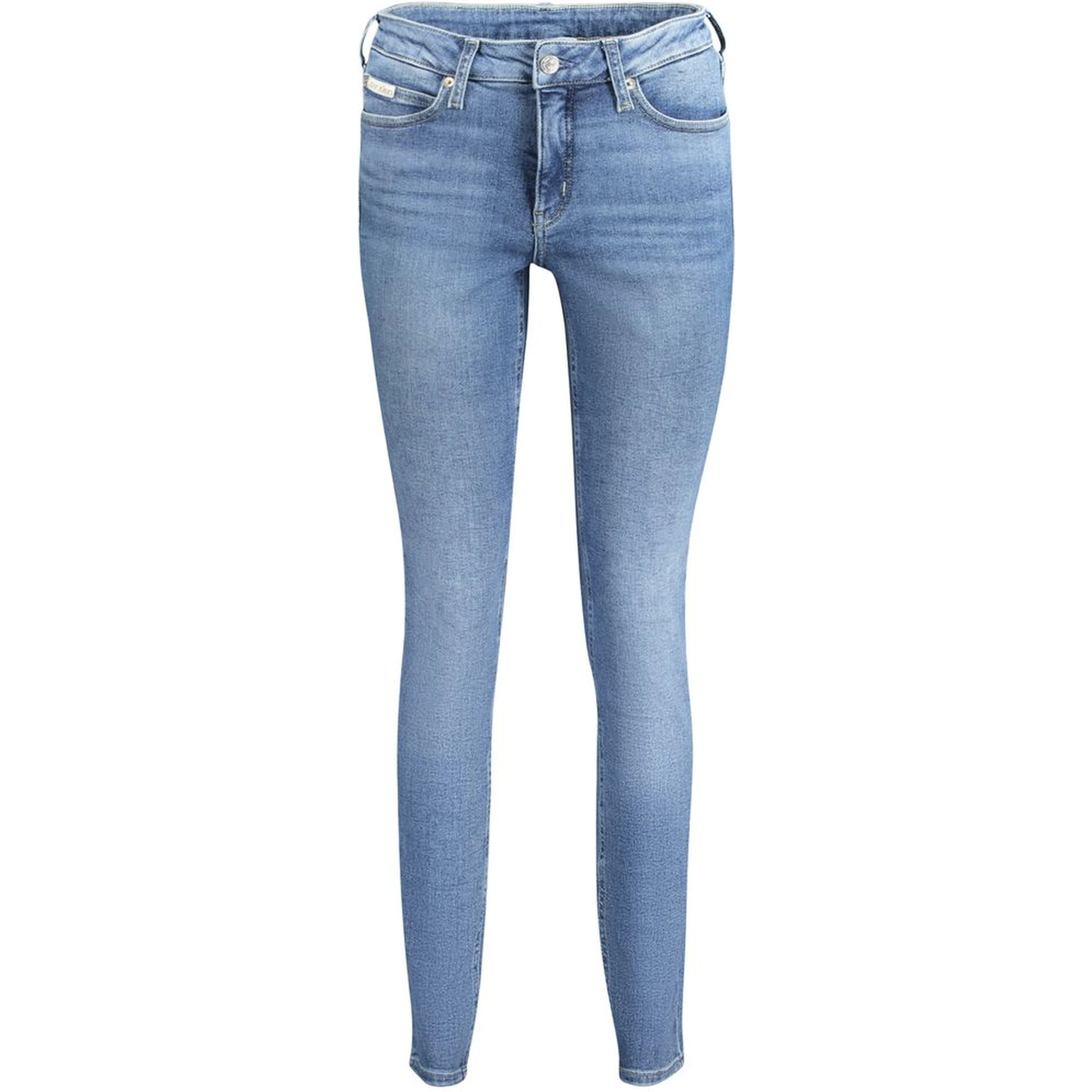 Blue Cotton Jeans Denim