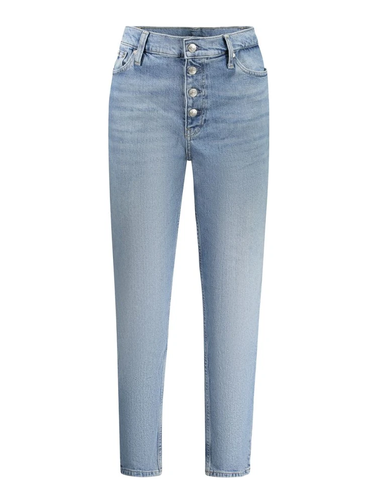 Blue Cotton Jeans Denim