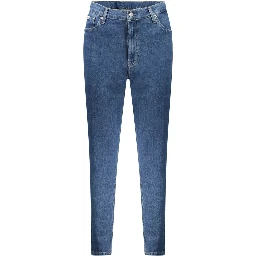 Blue Cotton Jeans Denim