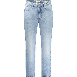 Blue Cotton Jeans Denim
