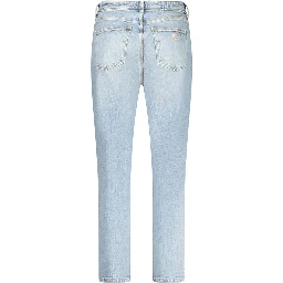 Blue Cotton Jeans Denim