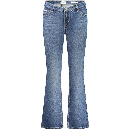 Blue Cotton Jeans Denim