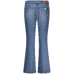 Blue Cotton Jeans Denim
