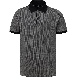 Black Cotton Polo Shirt