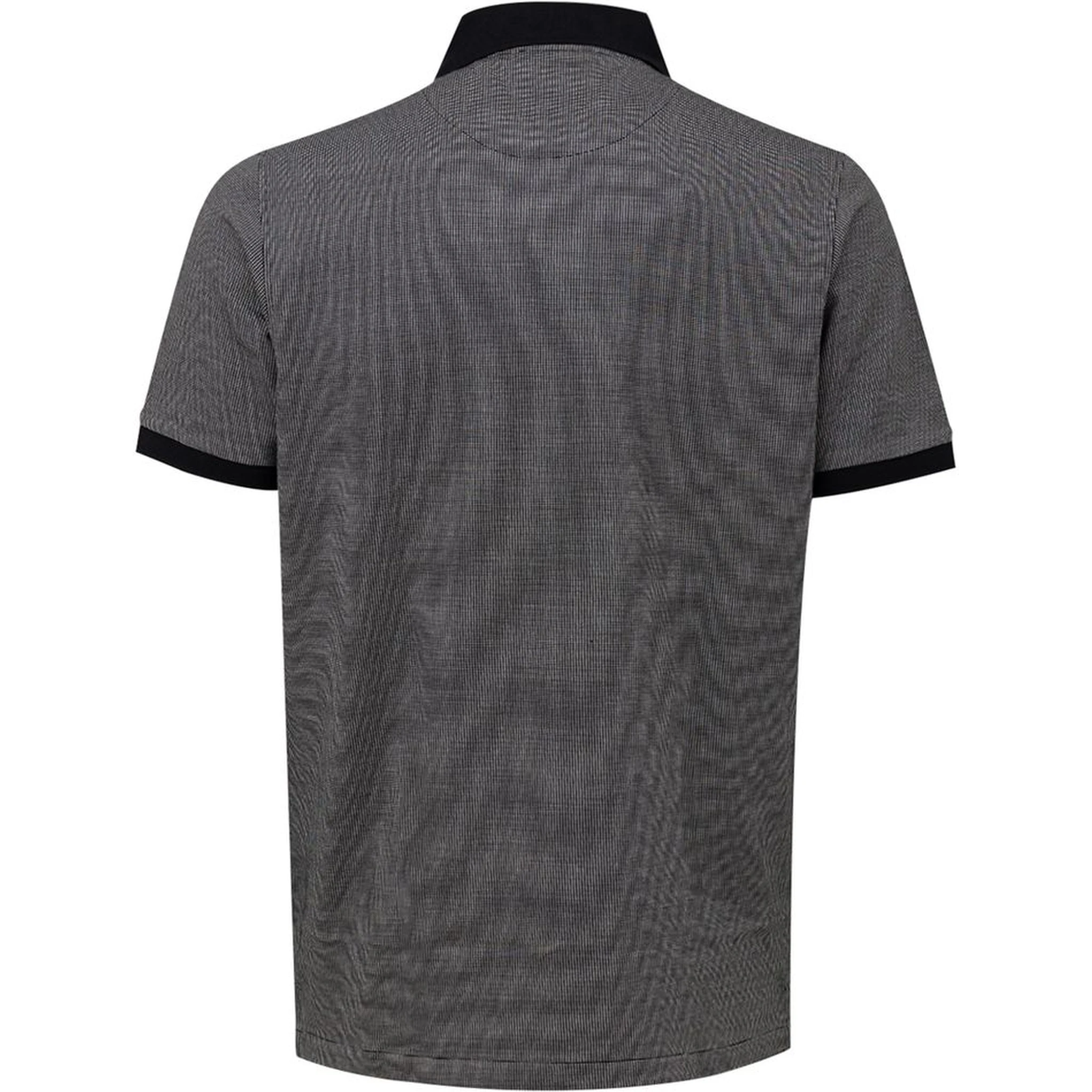 Black Cotton Polo Shirt